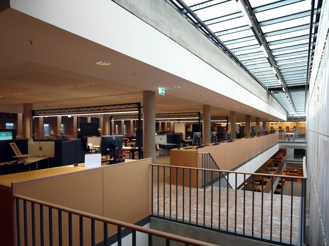 Lesesaal der Sächsischen Landesbibliothek in Dresden