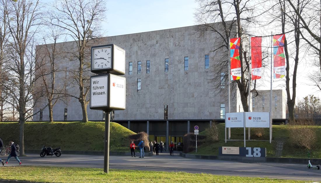 Bibliotheksgebäude in Dresden